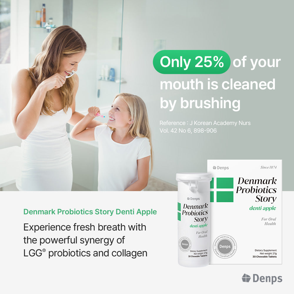 Denmark Probiotics Story Denti Apple, 30 Chewable Tablets