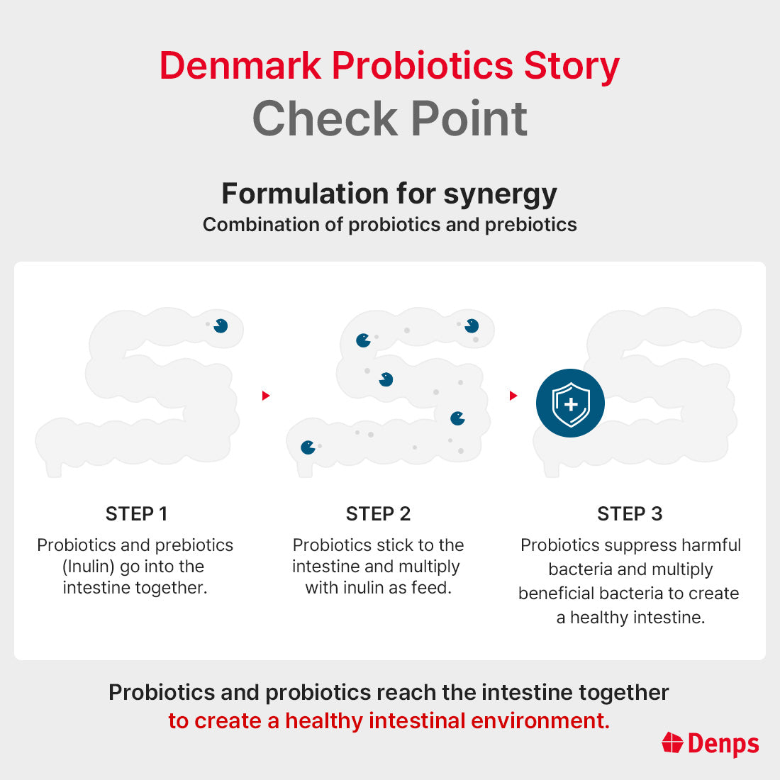 Denps Denmark Probiotics Story 3 Billion CFU LGG® & BB-12® strain from Chr.Hansen Powder