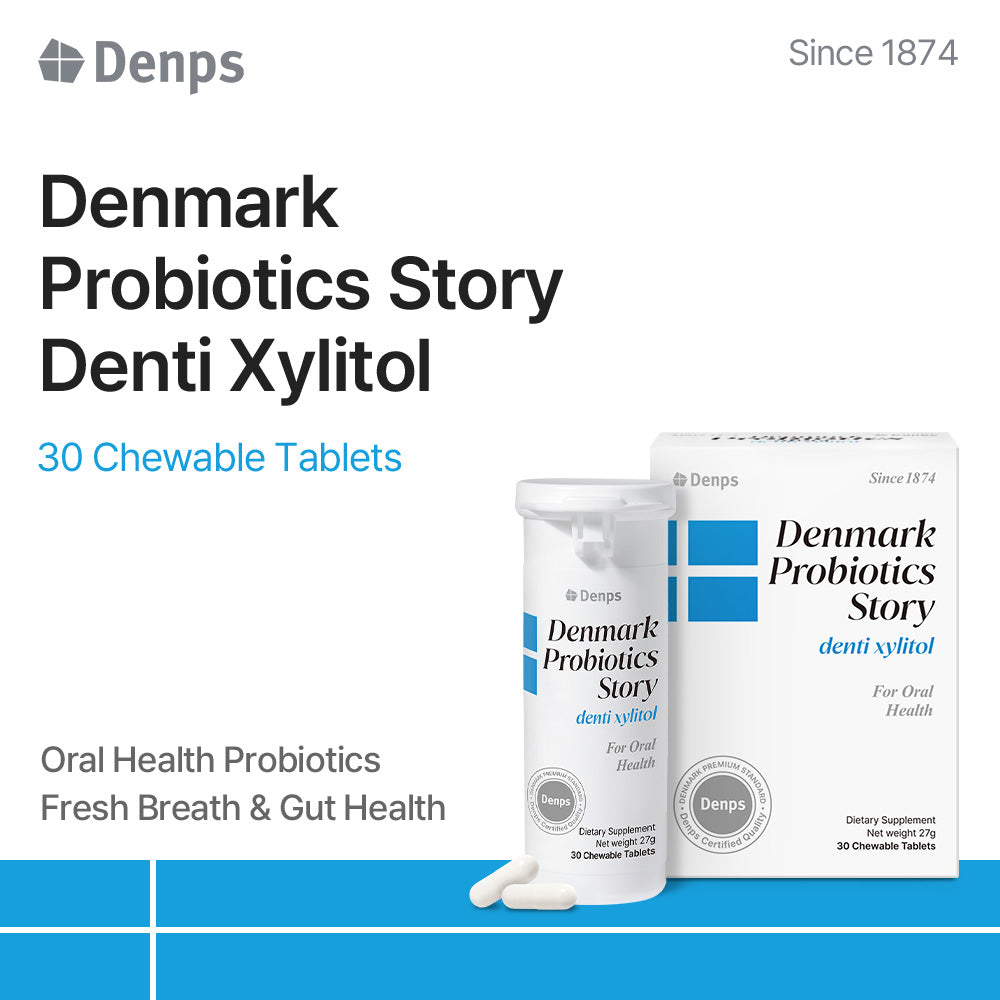Denmark Probiotic Story Denti Xylitol, 30 Chewable Tablets