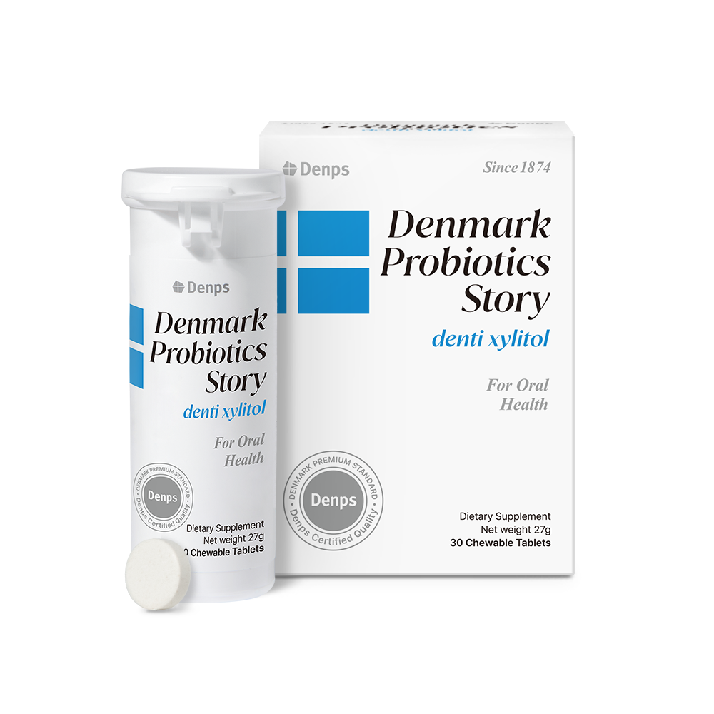 Denmark Probiotic Story Denti Xylitol, 30 Chewable Tablets