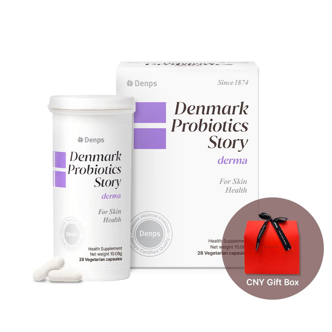 [2026 Lunar New Year] Denmark Probiotics Story Derma, 28 Capsules
