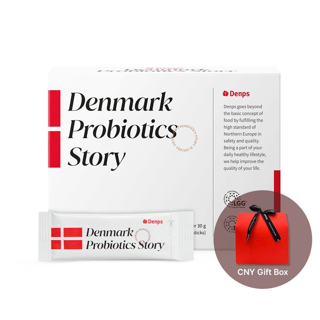 Denmark Probiotics Story 3 Billion CFU LGG® &amp; BB-12® Strains, 30 Sachets