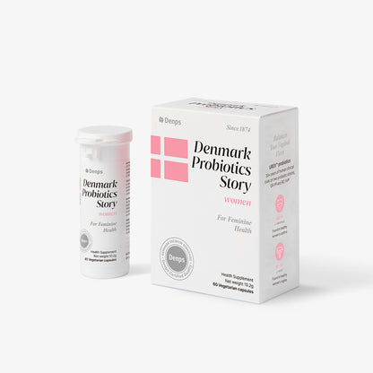 Denmark Probiotics Story Women, 1 Billion CFU UREX® Strains, 60 Capsules (2 Months)