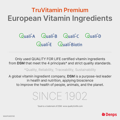 Denps TruVitamin Premium Immune, Energy, Healthy Hair & Skin and Antioxidant Multivitamin