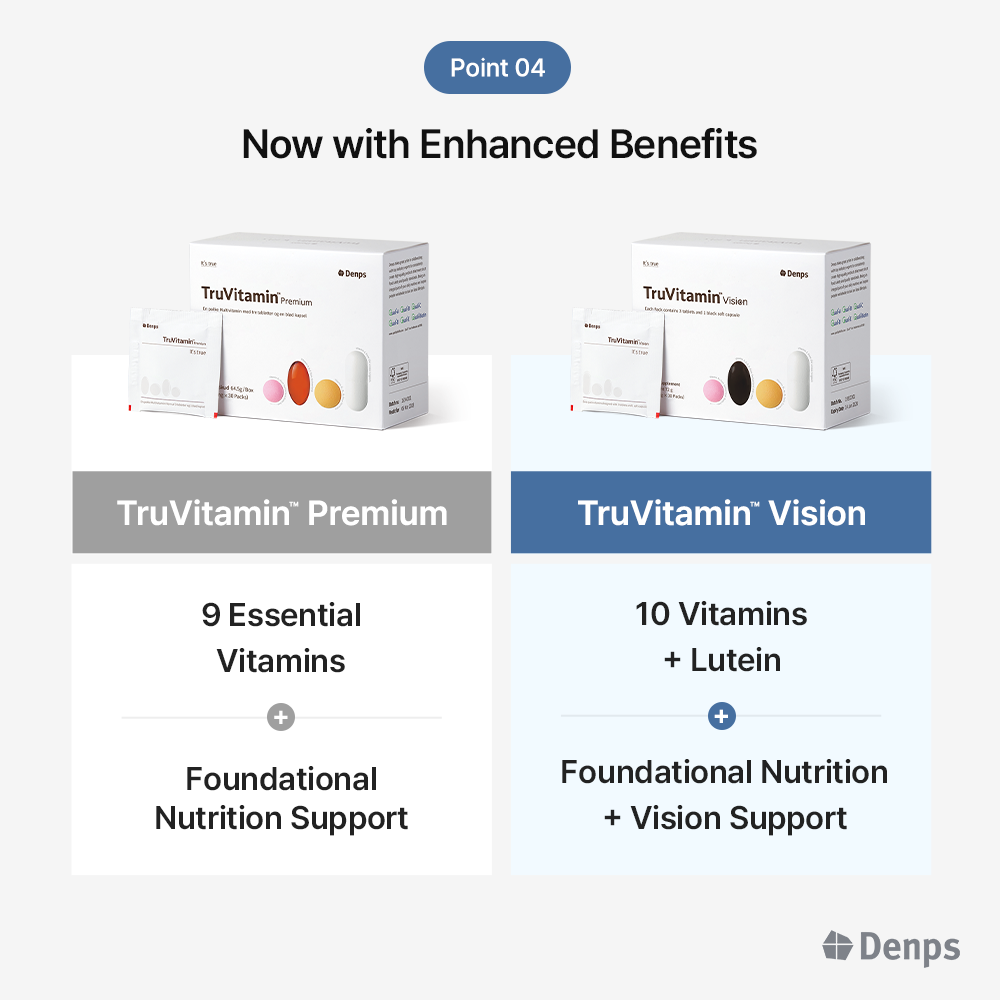 Denps TruVitamin™ Vision, Multivitamin, 30 Packs